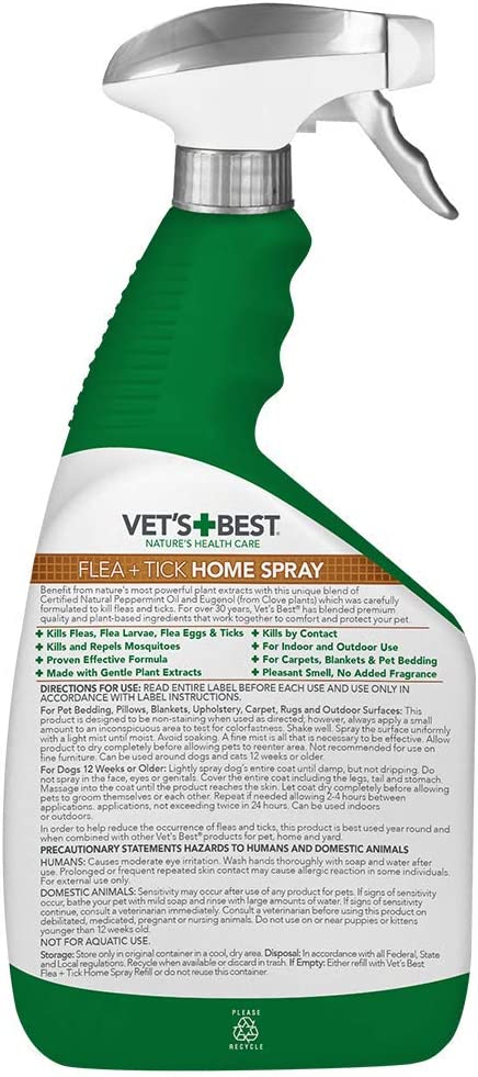 VET'S BEST Flea and Tick Home Spray