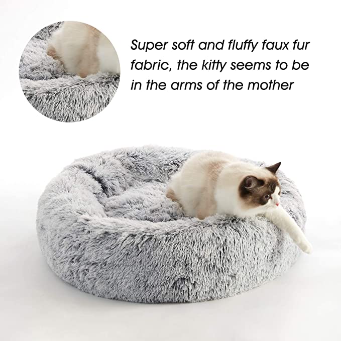 WESTERN HOME WH Warming Cozy Soft Dog Bed & Cat Bed